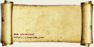 Andjelina Radmilović vizit kartica